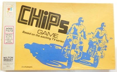 NBC CHIPs TV Board Game - MB 1978 #4813 - 99% Complete - Image 1 of 3