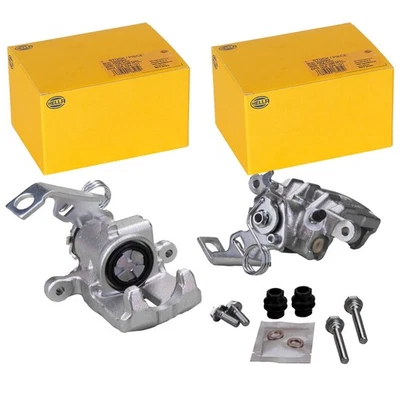 2X HELLA ÉTRIER DE FREIN ARRIÈRE GAUCHE+DROIT Compatible Avec HONDA CIVIC - Photo 1/4