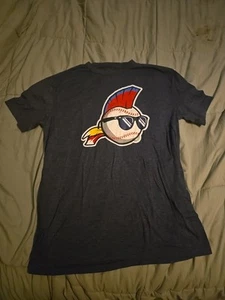 Baseballism Short Sleeve Shirt Dark Gray Major League Wild Thing Size Medium - Bild 1 von 5