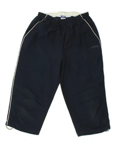 REEBOK Boys Capri Tracksuit Trousers 9-10 Years XL Navy Blue Polyester AC15 - Picture 1 of 3