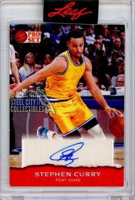 Stephen Curry 2022 Leaf Pro Set Autograph Card #PSA-SC1 - Image 1 of 2