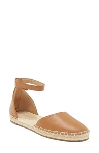 Eileen Fisher Woman's Lala Espadrille Flat Sandals Leather Tan, Size: 8.5 M - Picture 1 of 6