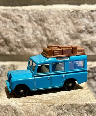 火柴盒系列 12 号路虎 Safari 蓝色英国制造复古莱斯尼 — 第 1/4 张图片