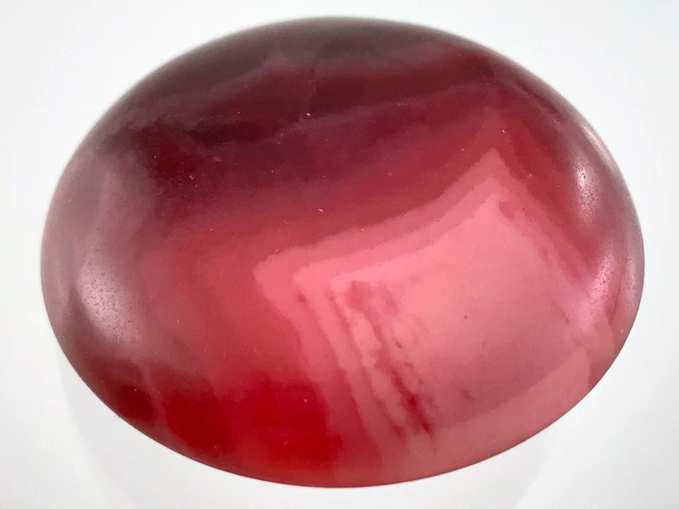 Vintage Molded Red Color Plastic Garment Button Size 1.25in Marble Pattern 936A - Image 1 of 4