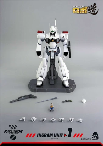 🌟Threezero 1/35 Patlabor Ingram Unit 1 ROBO-DOU 9‘’  Action Figure US Seller Cover