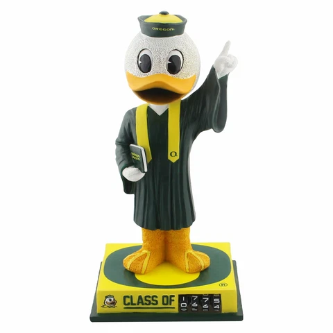 Oregon Ducks Graduation Mascot Bobblehead - Numbered to 3,000 NEW! Cover
