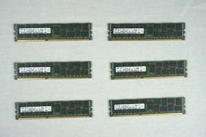 Lot of 6 - Samsung 8GB 2Rx4 PC3L-12800R M393B1K70DH0-YK0 Server Memory RAM - Picture 1 of 1