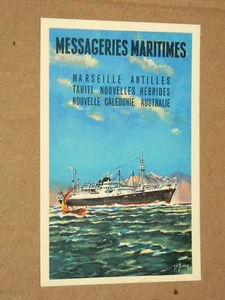 Carte postale Messageries Maritimes Paquebot Antilles Postcard boat bateau - Picture 1 of 1