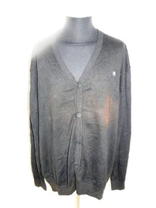 Jersey Kitaro hombre manga larga negro liso algodón talla 4XL - Imagen 1 de 1