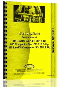Caterpillar 814 815 816 Compactor Service Manual - Picture 1 of 1