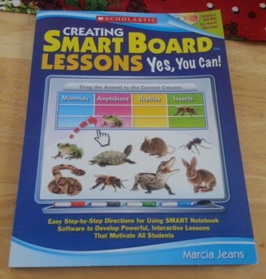 Scholastic Creating Smart Board Lessons Yes You Can Marcia Jeans With DVD - Image 1 of 4