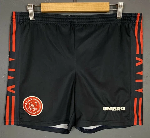 MEN'S UMBRO FC AJAX AMSTERDAM 1997/1998 SHORTS PANTALONES FOOTBALL SOCCER SIZE S Cover