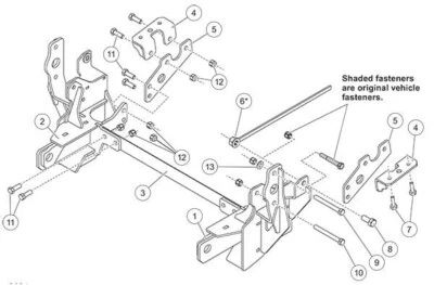 77111 Fisher MinuteMount 2 Dodge Ram 2500/3500 (2019-) - Imagem 1 de 2