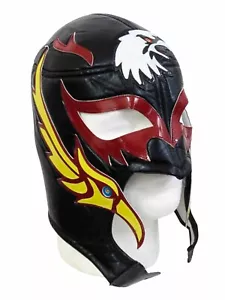 Máscara de Lucha Libre Black Rey Mysterio - Disfraz Auténtico de Lucha - Adulto Unisex - Imagen 1 de 6