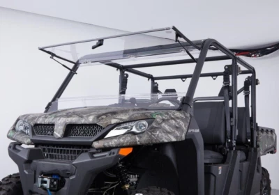 BID UTV Front Flip Split Windshield Window for 2021-2025 CFMOTO UFORCE 1000/XL - Image 1 of 4