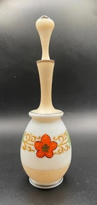 Antique Bristol Glass Cologne Bottle Hand Painted Gem - Picture 1 of 6
