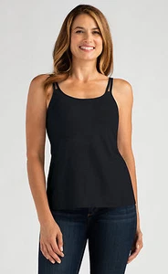 Amoena 'Valletta' Mastektomie-Trägertop mit Taschen - SCHWARZ - Bild 1 von 3