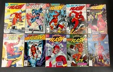 FLASH 1987 GIANT LOT OF 117 VF/NM #1 TO 227,2ND IMPULSE 1ST TRICKSTER+ BL FLASH
