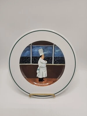 Plato de ensalada Guy Buffet "Crystal Cruises" 8 1/8 pulgadas - Encuéntrame lindo - Como nuevo  Foto 1 de 3