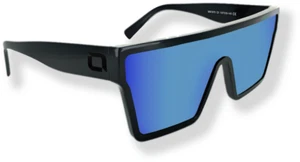 Gafas de sol polarizadas Optic Nerve Flyest - Nuevas con etiquetas espejo negro/azul - #46806-SUN2 - Imagen 1 de 1