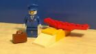 LOT of 8 LEGO pcs for an Eagle Pilot Minifig, Briefcase, Plane (# 4449, 3474 etc