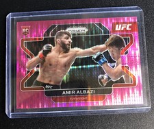 2022 Ufc Prizm Amir Albazi Rookie Card 04 of 42 Discontinued Pink Pulsar