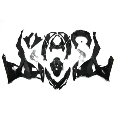 Kit de carenados negros para Kawasaki Ninja 400 2018 - 2023 19 20 21 22 kit de carrocería ABS Foto 1 de 4