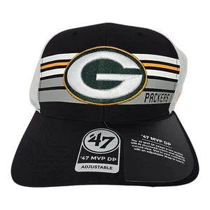 '47 Brand Green Bay Packers NFL Green Trucker Adjustable Snapback Hat Cap  - Picture 1 of 9