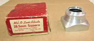 Vintage Mil-O Camera Lens Shade 28.5 mm - Picture 1 of 9
