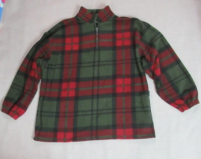 Fieldmaster Shacket мужской XL зеленый красный клетку фланелевая рубашка куртка тяжелый - Изображение 1 из 4