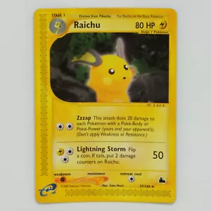 Raichu 27/144 Rare Skyridge Pokemon Card - Picture 1 of 2