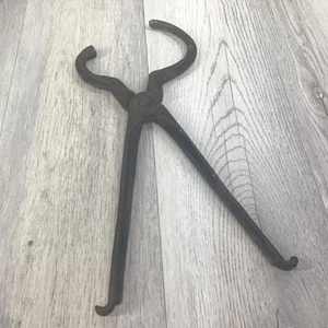 Antique 1873 Hill's Hog Tongs Farming Tools - Picture 1 of 9