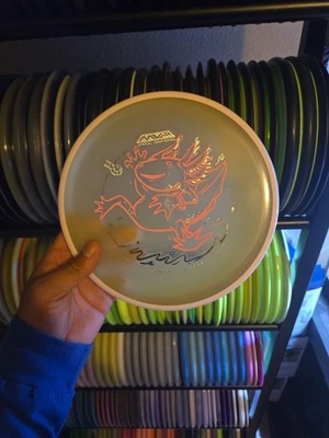 PINK STAMP AXIOM HEX 178G RARE. Make Offer! - Image 1 of 3