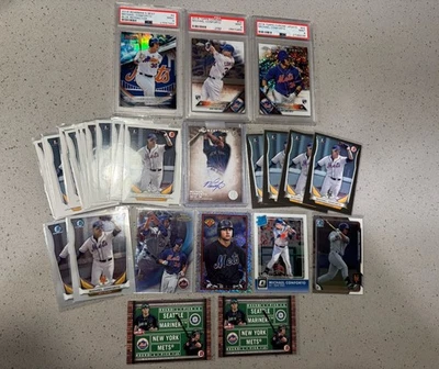 LOTE DE 28 tarjetas Topps Chrome Bowman Inception Auto PSA 9 RC Michael Conforto Foto 1 de 4