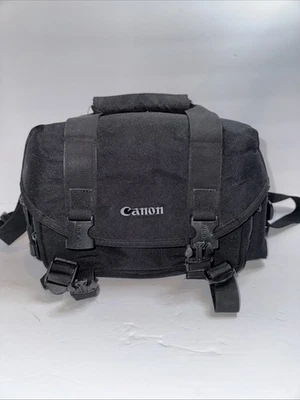 佳能数码相机包保护壳 带肩带 黑色 13 英寸 x 8 英寸 x 8” — 第 1/4 张图片