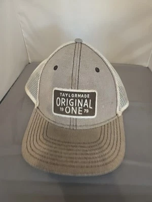 TaylorMade The Original One Golf Snapback Trucker Hat Cap Adjustable Gray/white - Image 1 of 4