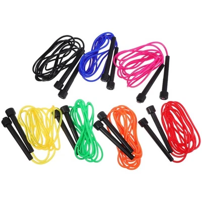  7-teiliges PVC-Springseil, verstellbar, für Training, Geschwindigkeit, - Bild 1 von 4