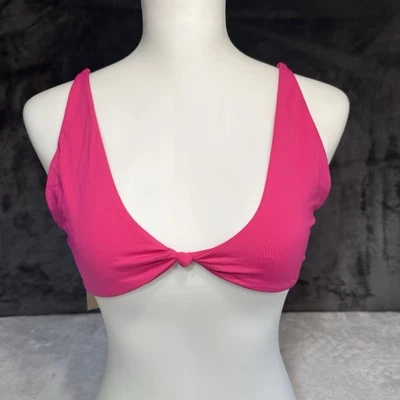 Free People x Toast Sz XL Swim Bikini Knot Top In Beetroot Pink New With Tag - Image 1 of 4