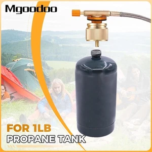 2Pcs 1LB Small Tank to EN417 Bottle Thread Adapter for Camping Stove Connection - Picture 1 of 9