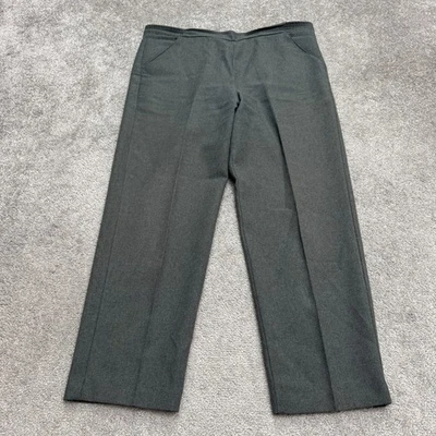 Donnkenny Vintage 90's Pull On Trouser Pants Womens 14 Gray Straight Leg 37x27 - Image 1 of 4