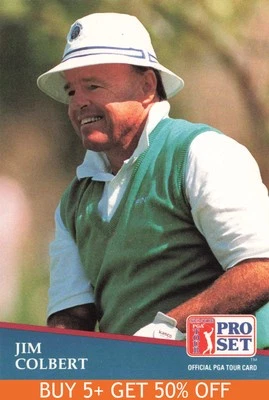 1991 Pro Set PGA Tour #208 Jim Colbert Golf - Image 1 of 2