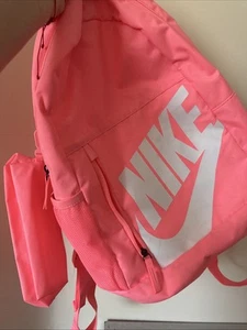 Nike Unisex Backpack Sport Bag Pink - Picture 1 of 9