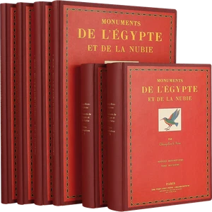 Champollion, J. Monuments de l'egypte et de la nubie 6 Bde. - Bild 1 von 8
