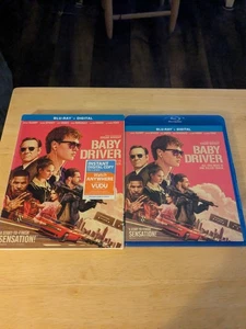 Baby Driver (Blu-Ray, 2017) Ansel Elgort Lily James w/ Slipcover Slip - Picture 1 of 3