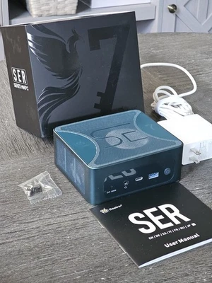 Beelink SER7 Mini PC AMD Ryzen 7 7840HS 32GB 1TB SSD WiFi6 Windows 11 - Image 1 of 4