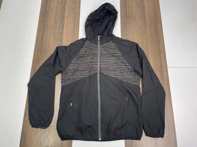 Cortavientos Asics Adulto Talla M Negro Cremallera Completa Con Capucha Ligero Malla Forrado Foto 1 de 4