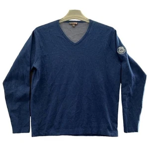 Peter Millar Collection Mens V Neck Long Sleeve Pullover Size Large Sweater - Picture 1 of 4