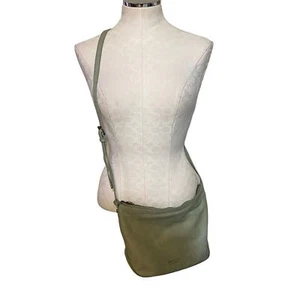 American Leather Co. Crossbody Boho Indie Tasche verstellbarer Riemen mintgrün - Bild 1 von 15