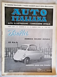 8/2/1954 AUTO ITALIANA 6 ISETTA MERCEDES 190 SL e 300 SL SAL BRUXELLES LANCIA S - Picture 1 of 16