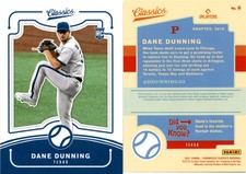 Dane Dunning 2021 Panini Chronicles Baseball Card 6  Texas Rangers
